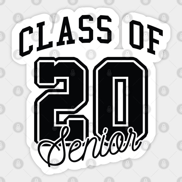 Class Of 20 Senior Sticker by LuckyFoxDesigns